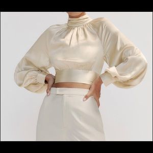 Reformation Silk Top